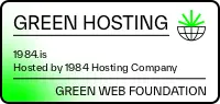 Þessi vefur keyrir á grænni orku - staðfest af thegreenwebfoundation.org